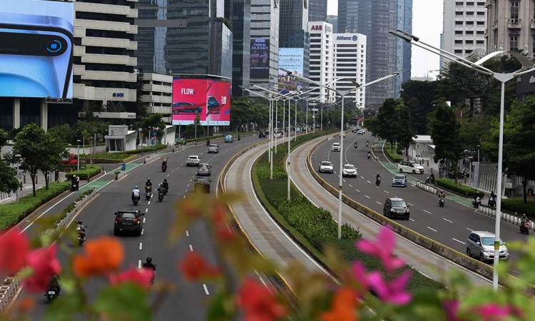 Lalu Lintas di DKI Jakarta Lengang Saat Hari Pertama Puasa Ramadan