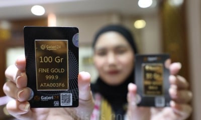 Harga Emas Cetakan Antan dan UBS Meroket Hingga Rp1,24 Juta Per Gram