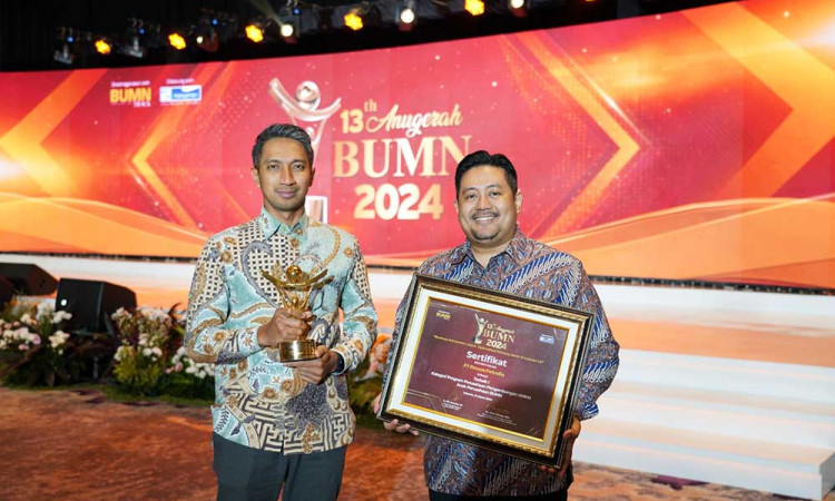Elnusa Petrofin Raih Juara Pertama Program Perusahaan Pengembangan UMKM Terbaik di Ajang Anugerah BUMN 2024