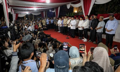 Prabowo Subianto Sampaikan Pidato Kemenangan Seusai Ditetapkan Pemenang Oleh KPU