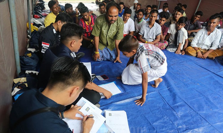 Pendataan Lanjutan Imigran Rohingya di Aceh Barat