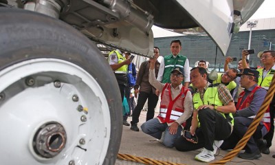 Menhub Periksa Kelaikan Pesawat dan Kesiapan Bandara Soetta