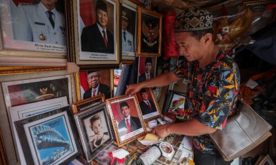 Foto Prabowo Subianto dan Gibran Rakabuming Raka Mulai Dijualbelikan