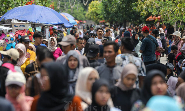 Libur Lebaran Ancol Dipadati Wisatawan