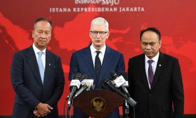 CEO Apple Tim Cook Bertemu Presiden Joko Widodo Bahas Investasi Perusahaan Apple di Indonesia