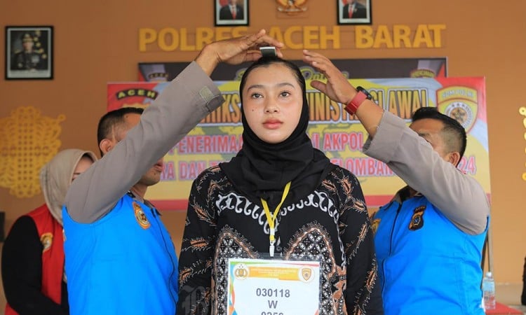 Seleksi Berkas Penerimaan Anggota Polisi di Aceh Barat