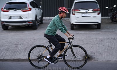 Presiden Bersepeda di Mataram