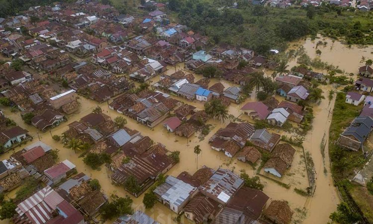 Ratusan Rumah Terendam Banjir di Jambi