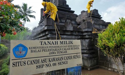 Konservasi Candi Asu di Magelang