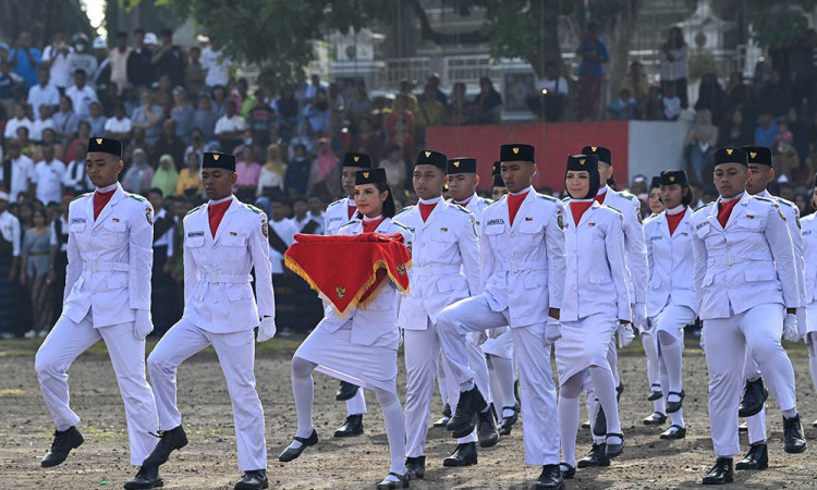 Upacara Hari Lahir Pancasila di Ende