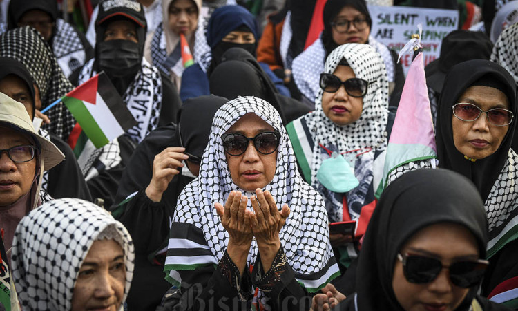 Aksi Bela Palestina di Jakarta