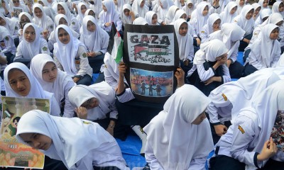 Pelajar Gelar Doa Bersama Untuk Palestina