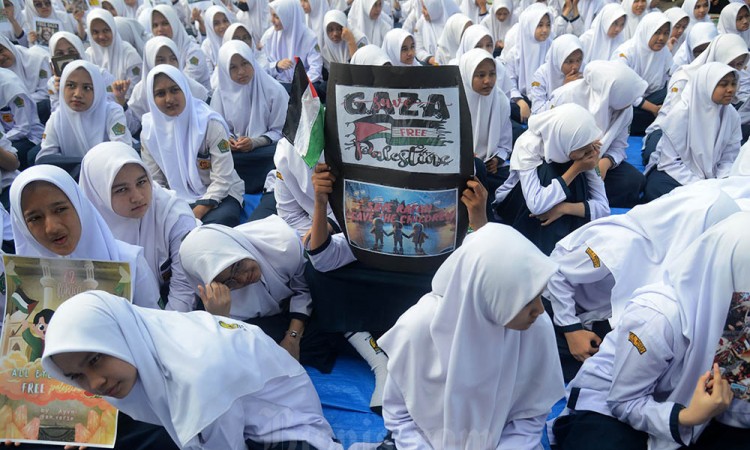 Pelajar Gelar Doa Bersama Untuk Palestina