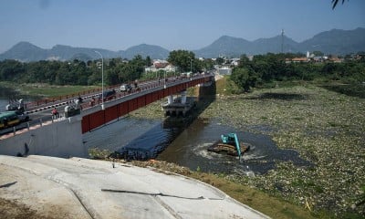 Pembersihan Sampah di Sungai Citarum