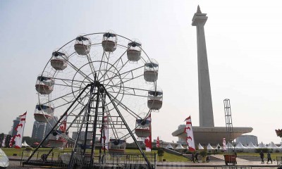 Persiapan Perayaan Puncak HUT ke-497 Kota Jakarta