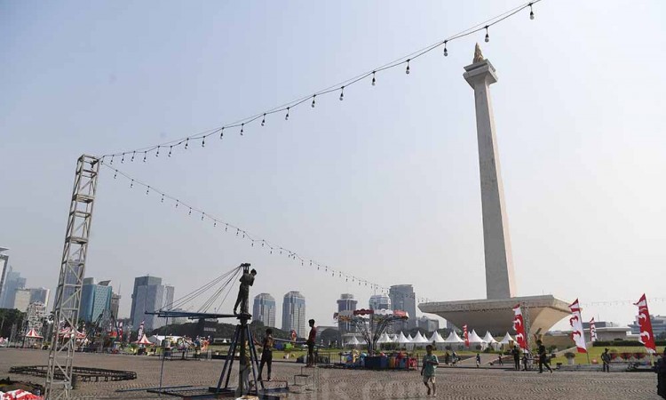 Persiapan Perayaan Puncak HUT ke-497 Kota Jakarta