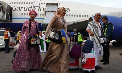 Kloter Pertama Jamaah Haji Tiba Tanah Air