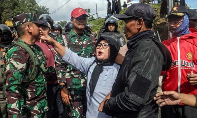 Pembongkaran Lapak PKL di Kawasan Wisata Puncak Bogor