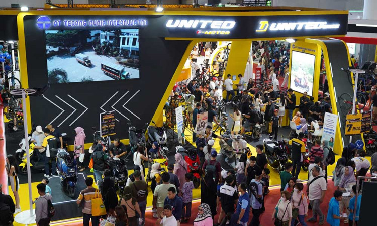 Booth United Bike & United E-Motor di Jakarta Fair Kemayoran 2024 Diserbu Pengunjung, Ada apa?