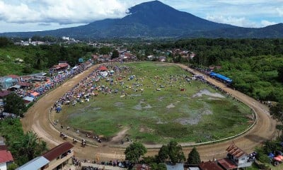 Joki Adu Cepat Pada Pacuan Kuda Open Race Wali Kota Bukittinggi Cup