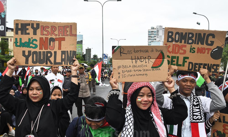 Aksi Solidaritas Untuk Palestina di Bekasi