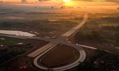 Progres Pembangunan Konstruksi Jalan Tol Serbaja Seksi 1B CBD-Legok Memasuki Tahap Akhir