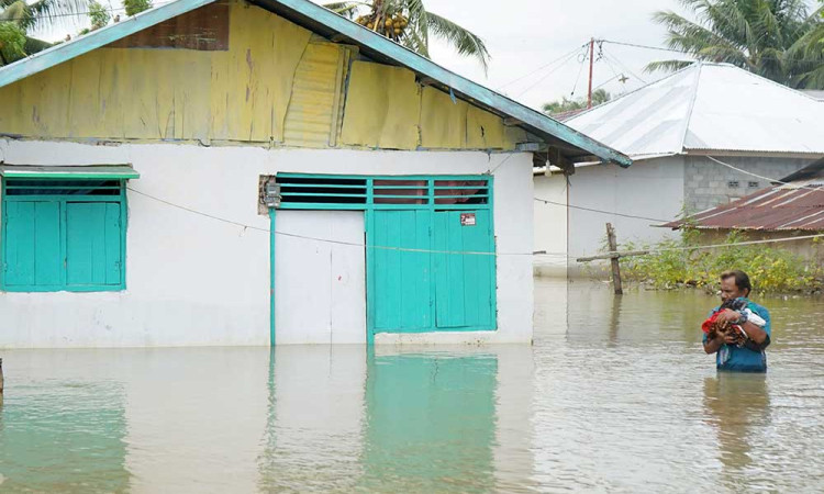 Ribuan Rumah di Gorontalo Terendam Banjir Luapan Danau Limboto