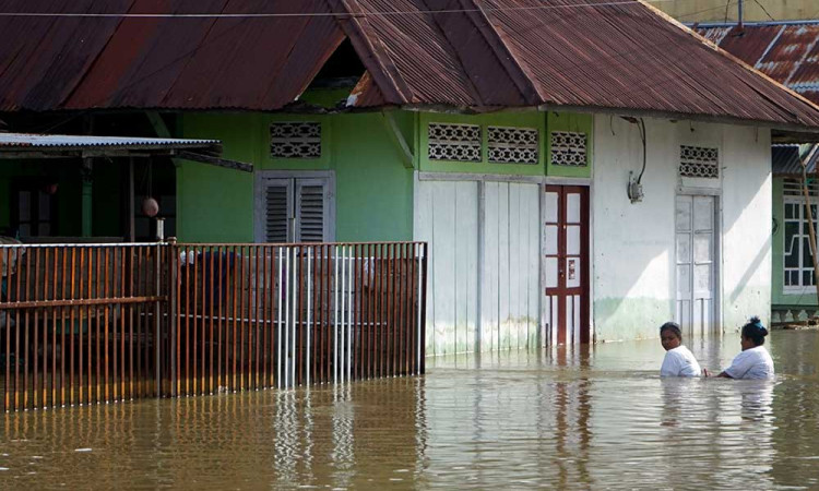 Ribuan Rumah di Gorontalo Terendam Banjir Luapan Danau Limboto