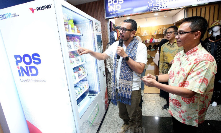 Peresmian Vending MAchine dan UMKM Corner Posind
