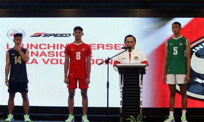 Speed Jersey meluncurkan jersey Timnas Bola Voli Indonesia putra dan putr