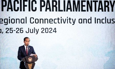 Presiden Joko Widodo Membuka Sidang ke-2 Indonesia-Pacific Parliamentary Partnership (IPPP)