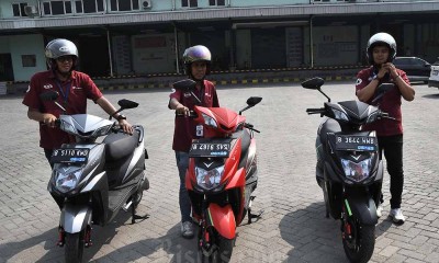 Peluncuran Penggunaan Motor Listrik Untuk Kendaraan Operasional