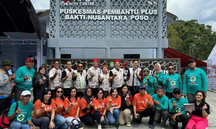 Peresmian AFC Health Center, Puskesmas Pembantu Plus Poso Dongi-Dongi