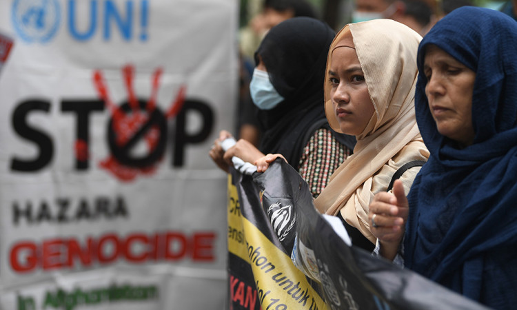 Aksi Unjuk Rasa Pencari Suaka Dan Pengungsi Di UNHCR