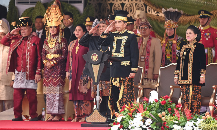 Upacara HUT ke-79 RI di IKN