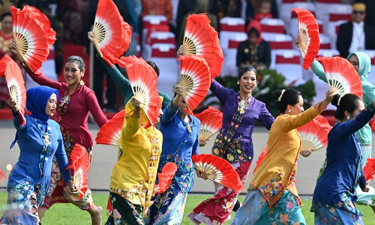 Upacara Detik-Detik Proklamasi di Istana Merdeka Jakarta