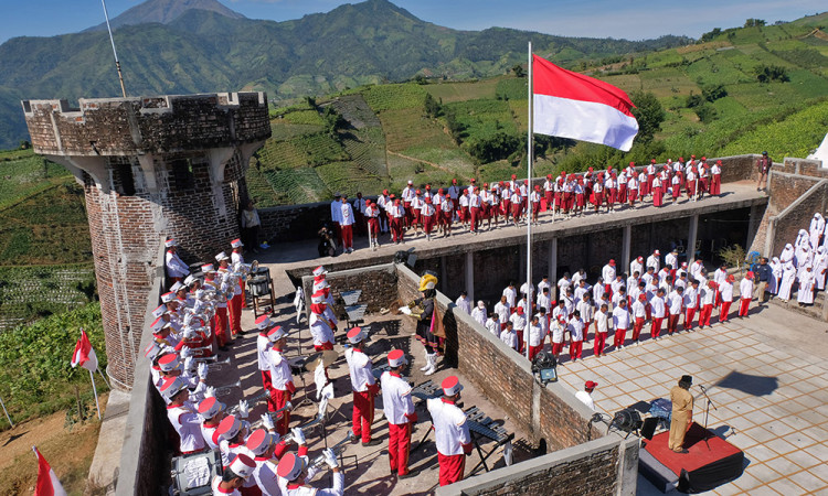 Upacara HUT ke-79 Kemerdekaan RI di Temanggung