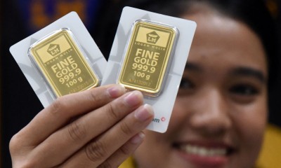 Harga Emas Antam Turun Menjadi Menjadi Rp1.410.000 Per Gram