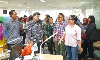 Audensi Tim Humas Kementerian Perindustrian Dengan Bisnis Indonesia