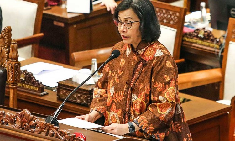 Menkeu Sri Mulyani Indrawati Sampaikan Pendapat Akhir Presiden Saat Rapat Paripurna di DPR