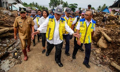 Menteri PUPR Basuki Hadimuljono Tinjau Lokasi Pascabanjir Bandang di Ternate