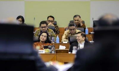 Sri Mulyani Raker Dengan Banggar DPR Bahas RUU APBN TA 2025