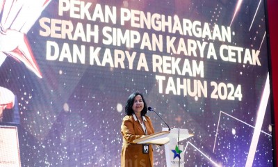 Bisnis Indonesia Raih Penghargaan Pekan Penghargaan Serah Simpan Karya Cetak dan Karya Rekam (SSKCKR) 2024