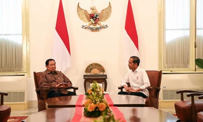 Presiden Joko Widodo Bertemu Susilo Bambang Yudhoyono (SBY) di Istana Negara