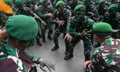 Tradisi Penjemputan Danyonif 315 Garuda Bogor