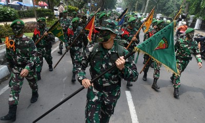 Tradisi Penjemputan Danyonif 315 Garuda Bogor