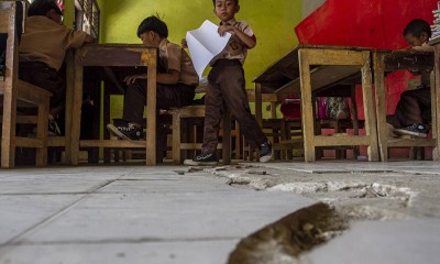 Sekolah Rusak Terdampak Proyek Tol Serang-Panimbang