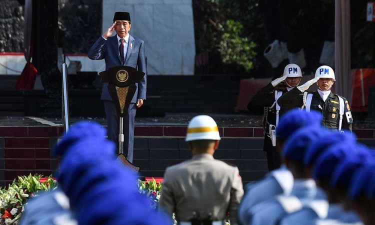 Presiden Joko Widodo Pimpin Upacara Peringatan Hari Kesaktian Pancasila