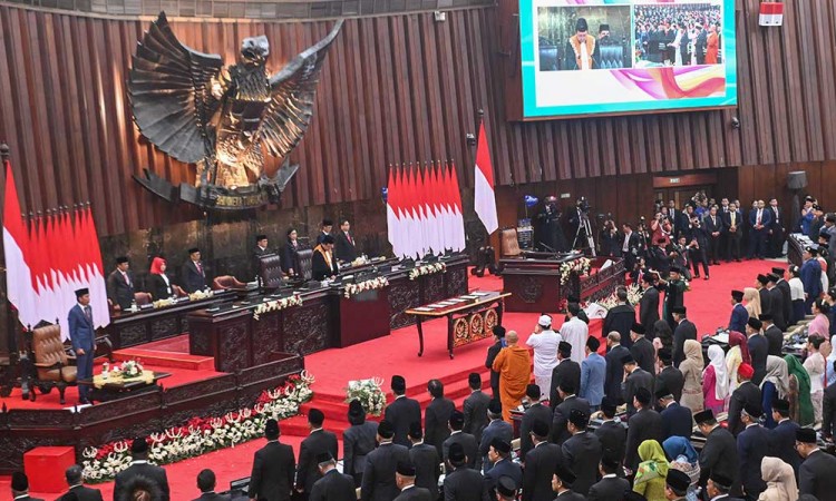 Pelantikan dan Pengambilan Sumpah Jabatan Anggota DPR dan DPD Masa Bakti 2024-2029