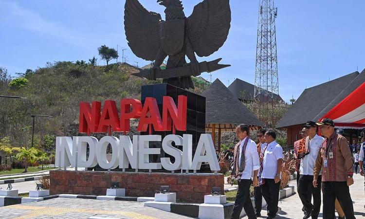 Presiden Joko Widodo Resmikan Tujuh Pos Lintas Batas Negara (PLBN)